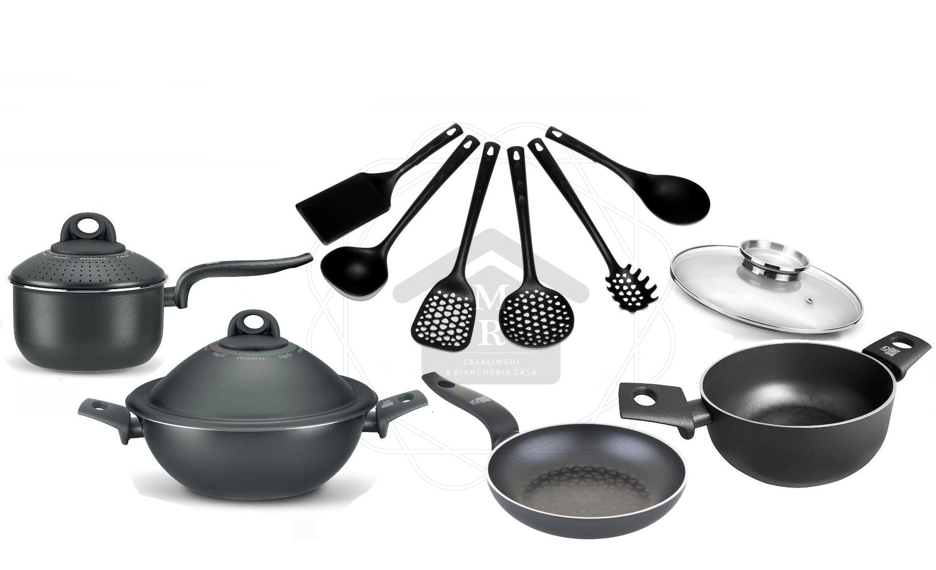 Casseroles anti-adhésives Diamond induction : finis les aliments brûlés avec ce set 14 pièces