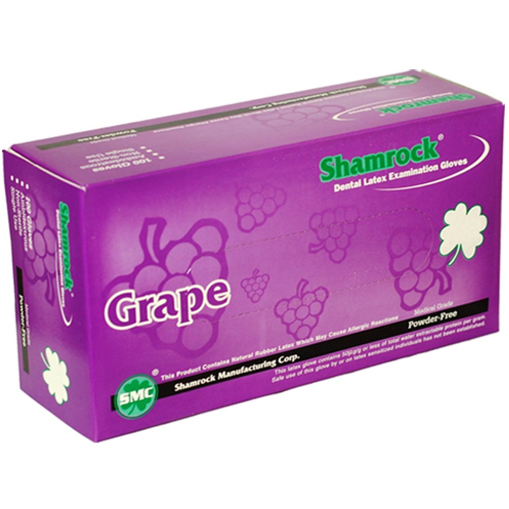 Shamrock 14111-S-bx Dentist Glove, Cheap, Cheap, No Powder, Thin, Latex, Small, Natural