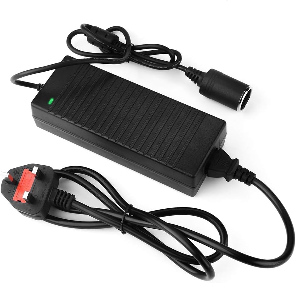 240V Mains To 12V DC Cigarette Lighter Voltage Converter Power Adapter