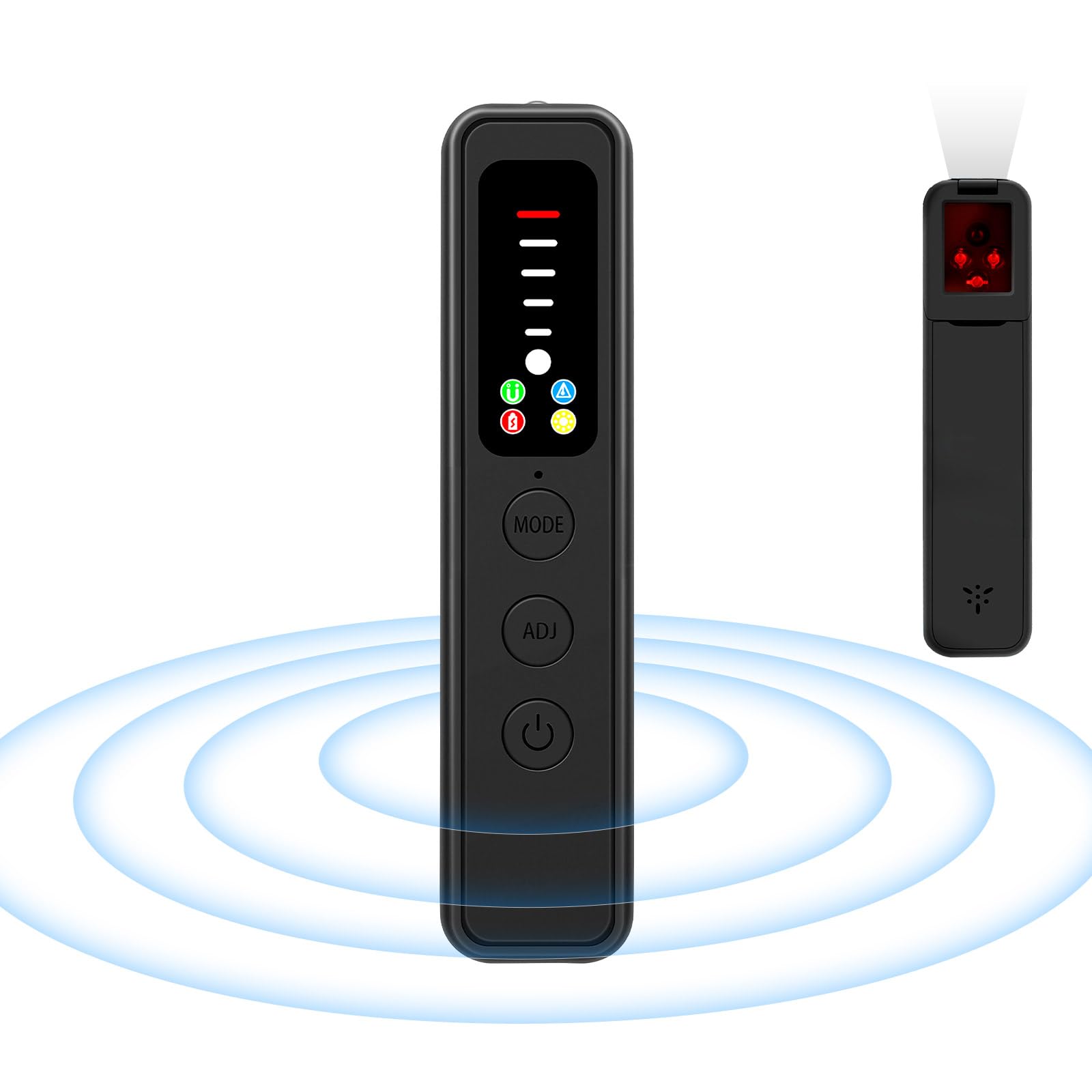 Lixintray Hidden Camera Detectors, Spy Camera Finder, GPS Tracker Detector, Portable Bug Detector RF Signal Finder,5 Levels Sensitivity 5 Modes for Travel, Car, Bathroom,Office, Hotel