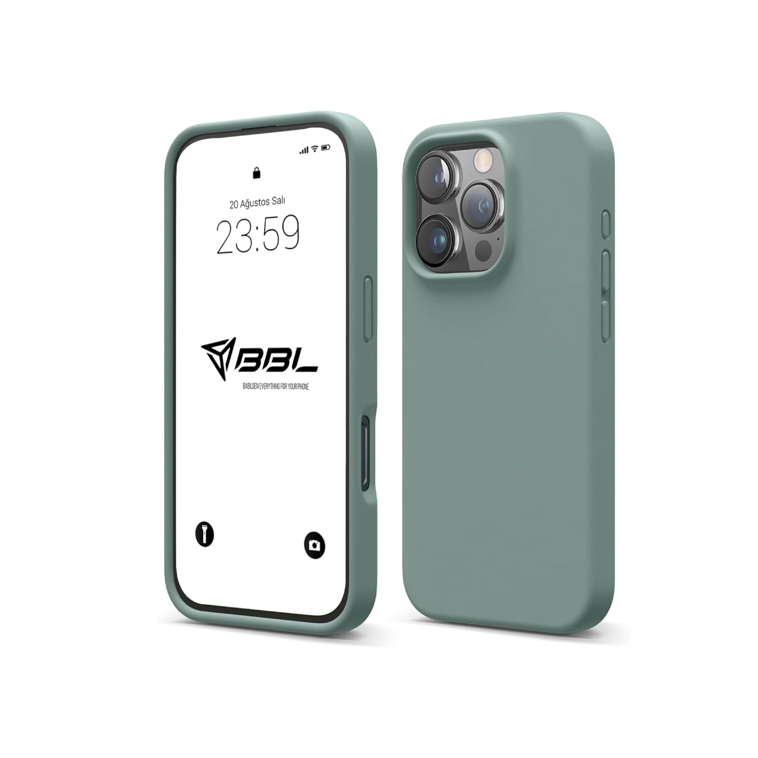 Babilden iPhone Case Ince Liquid Silicone Layer Tam Coated Soft