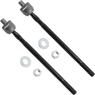 WEDOAUTO 2Pcs Front Inner Tie Rod Ends Set Fit For Audi A3 A3 Quattro A3 Sportback E-Tron Q3 Q3 Quattro S3, For Volkswagen CC E-Golf Jetta Passat Eos GTI R32 Rabbit Tiguan Replace# EV80665