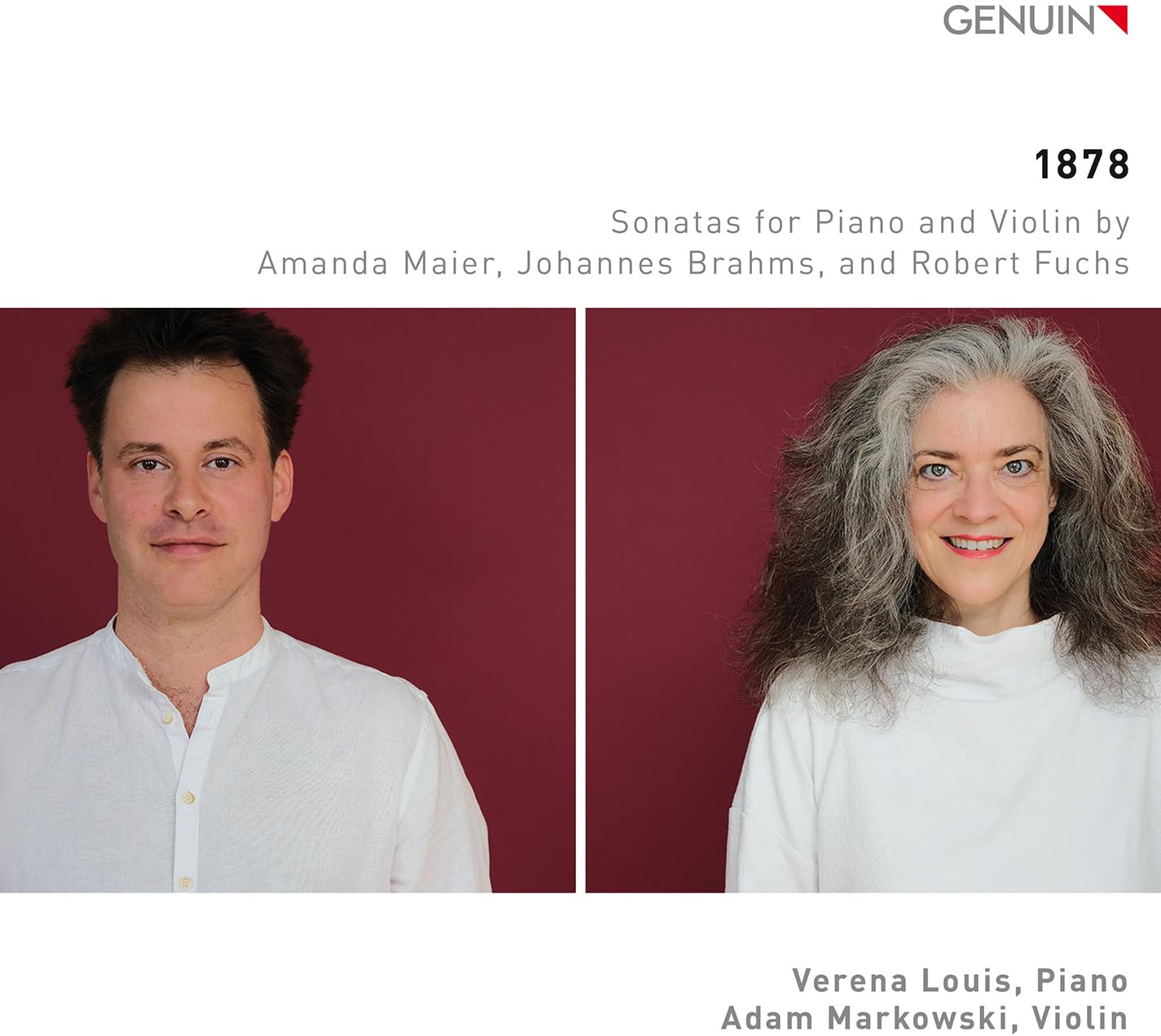 Amanda Maier; Johannes Brahms; Robert Fuchs: 1878 - Sonatas for Piano and Violin