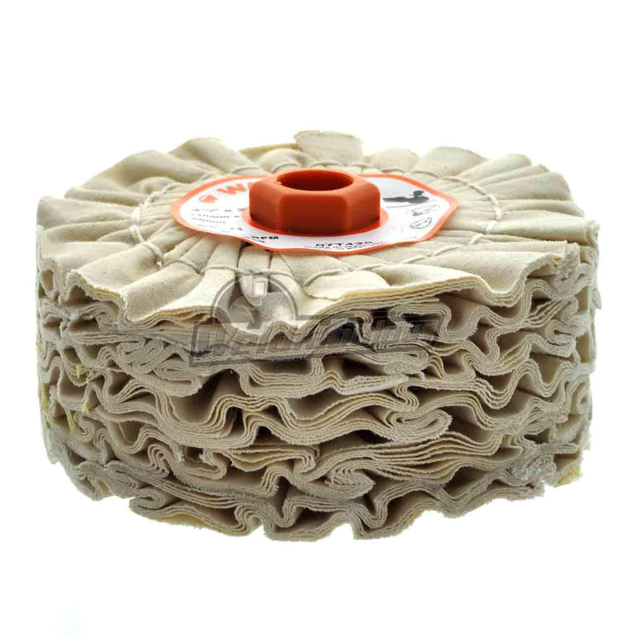 Walter 07T425 Linear Finishing Buffing Drum Multi Ply Cotton Grit Polishing Drum