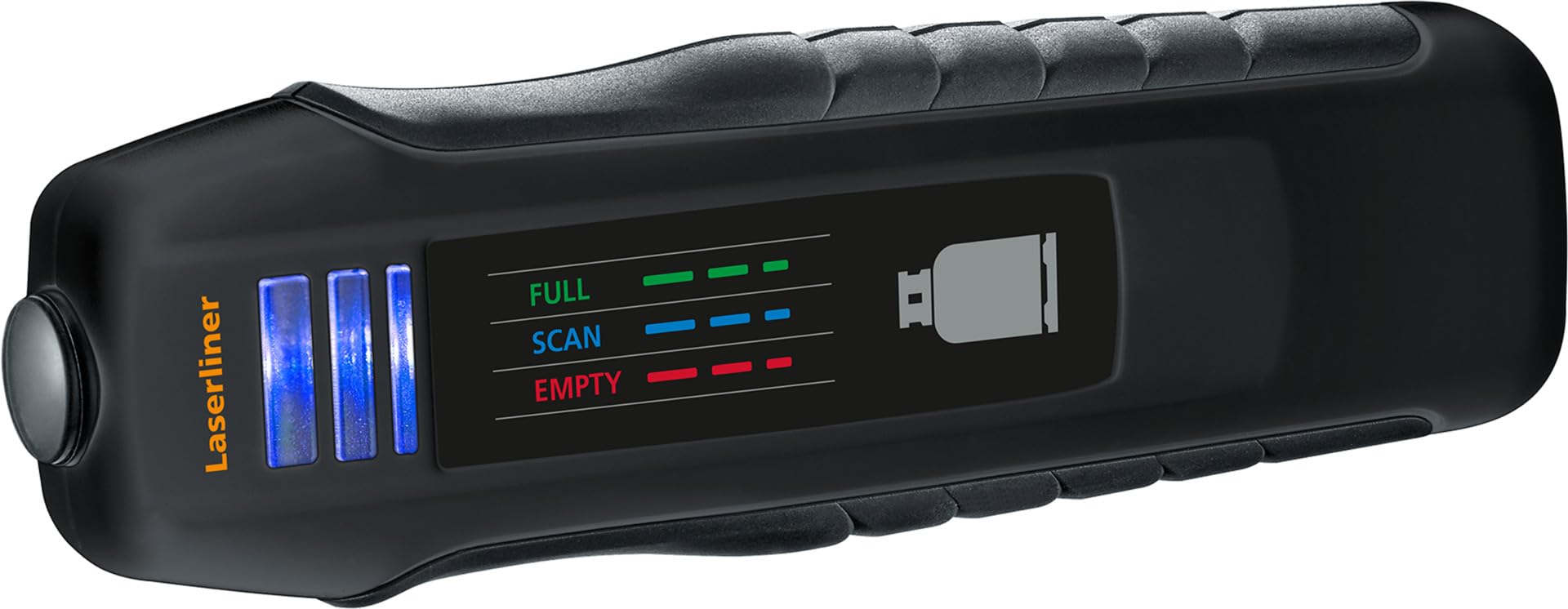 Laserliner Misuratore per bombole di gas, indicatore di livello, GasCheck, tester di livello del gas per bombole in acciaio GPL da 5 kg e 11 kg, ideale per campeggio, barbecue, riscaldatori radianti