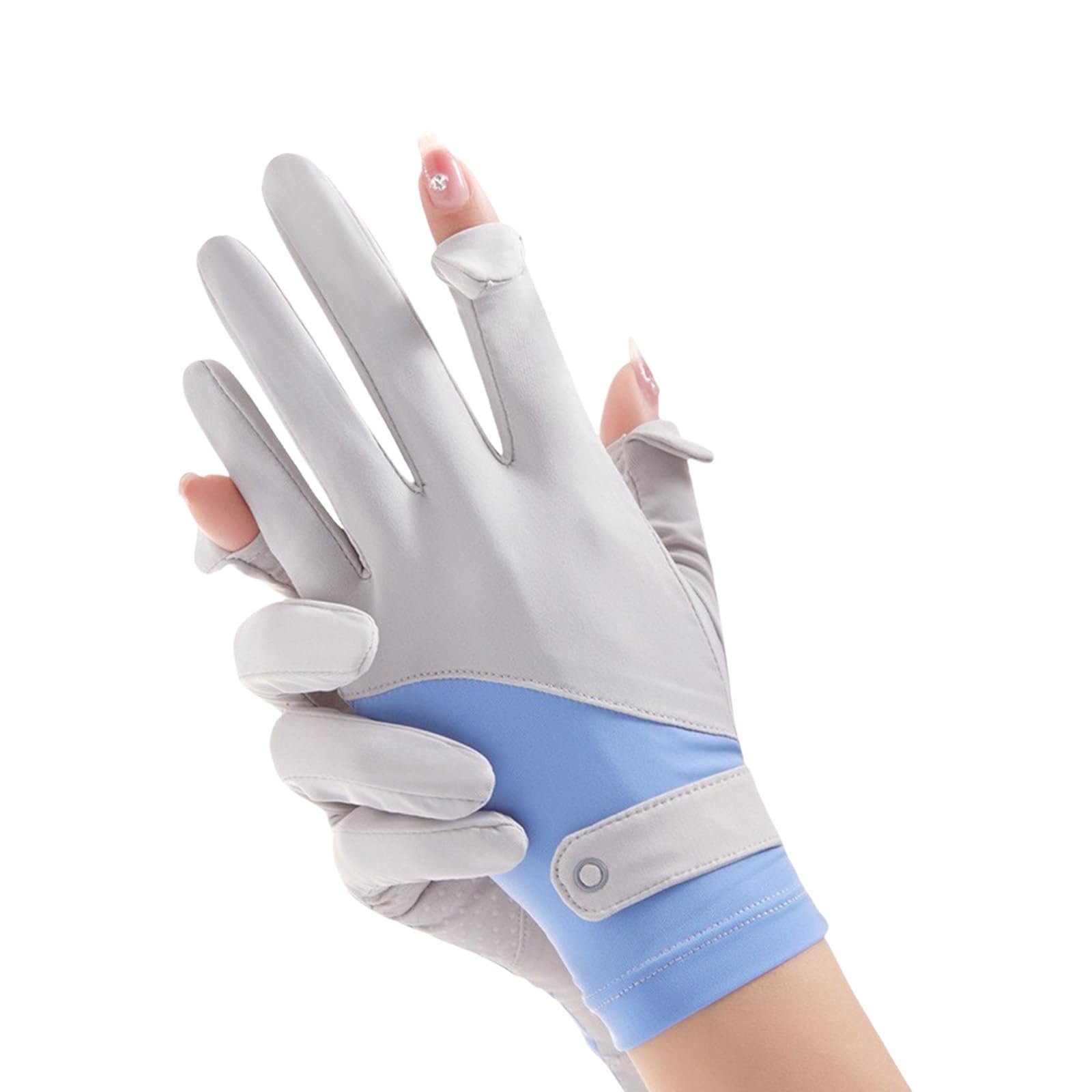 Tsophreniq Silk Cycling Gloves for Women & Men Lightweight Breathable Nonslip Sun Conservation Outdoor Sports Riding Nonslip Ice Silk Bicycles Riding Gloves