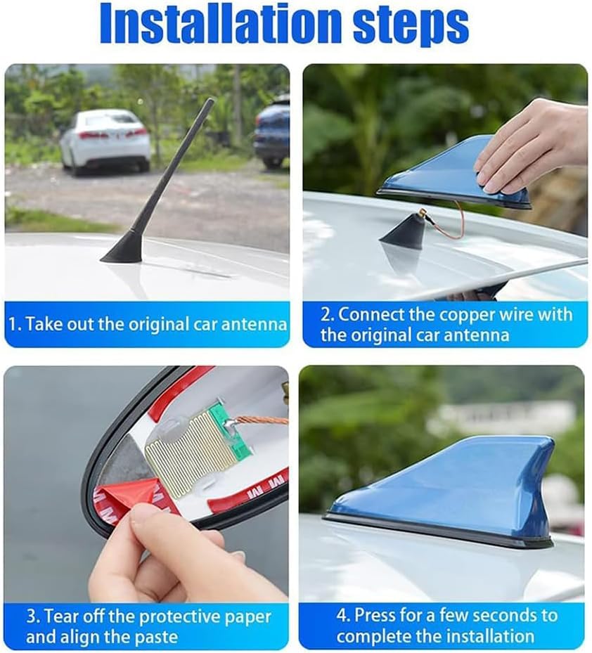 Haifischflossen-Antenne Für VW Arteon 2017-2024 - Stylische Dachantenne Mit Signalverstärkung