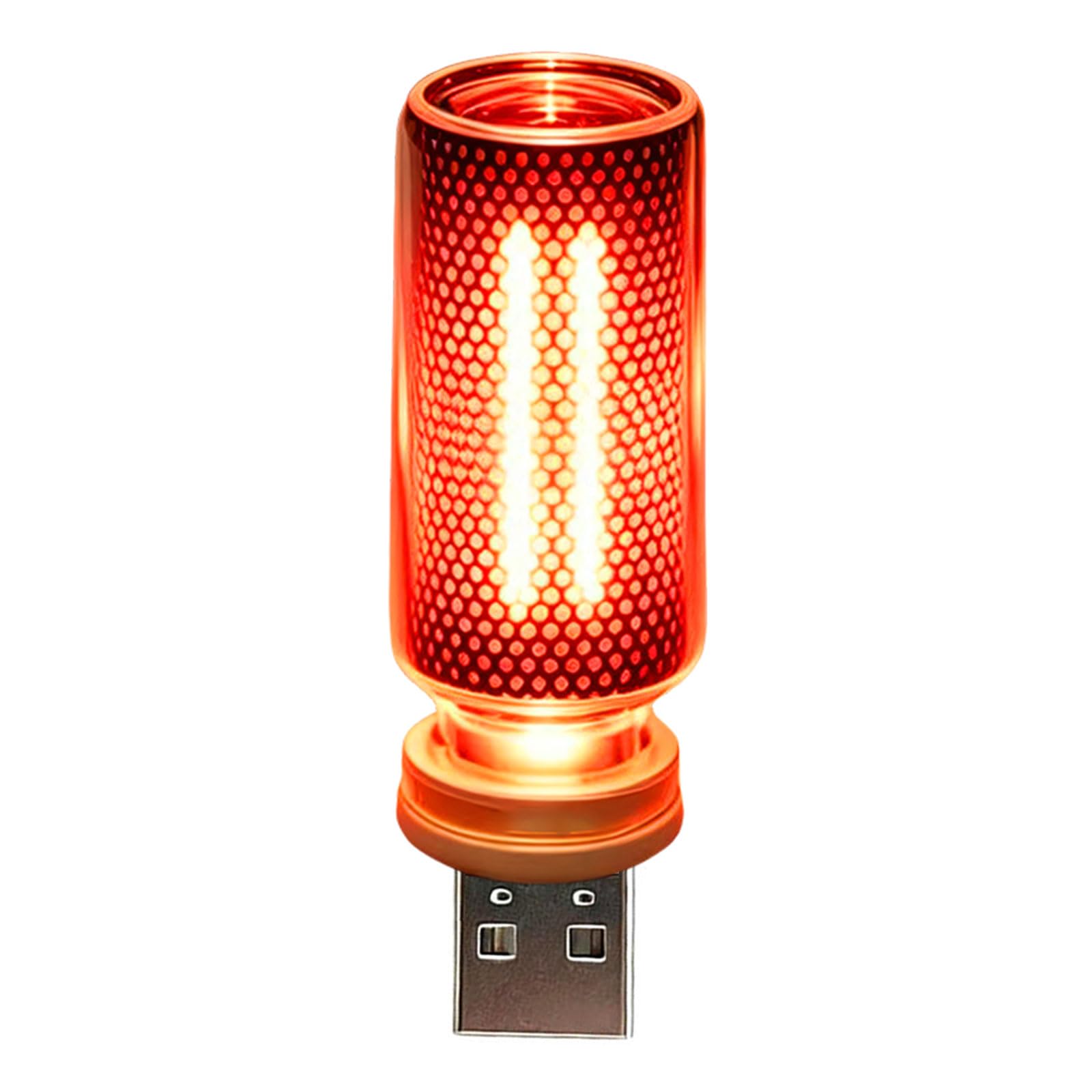 Drtlpmb Red Bedside Night Lamp, Usb Touch Dimmable Glass Light For Desk Car Corner, Compact Plug-In Accent Decor, Home Table Mood Glow Lamp Compact Table Light Touch Bedside Glow Usb Decor Tiny Shelf Dorm Corner