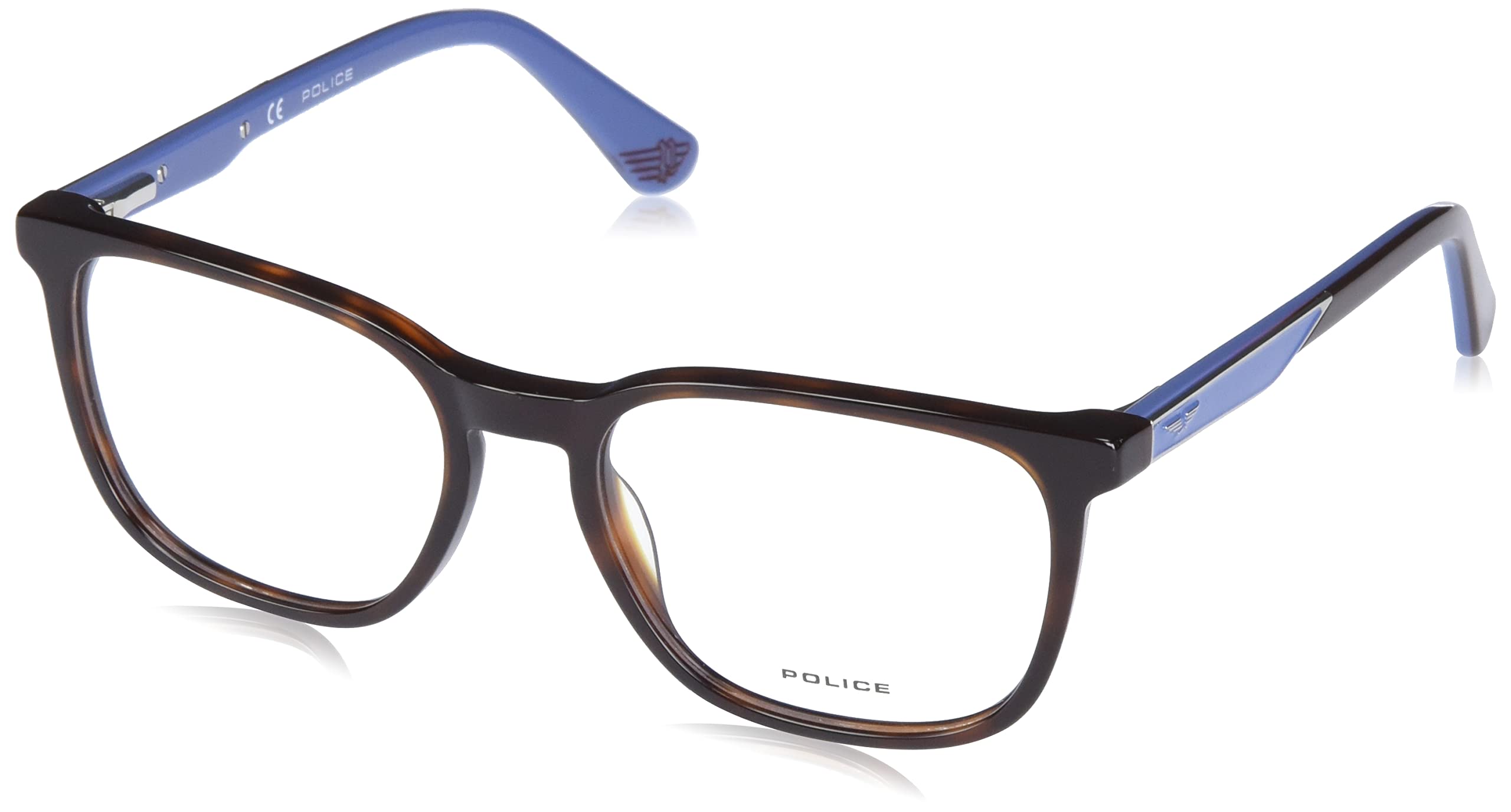 Police Lunettes pour Enfants, Havana foncé Brillant, 51