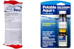DryTec Pool Shock and Potable Aqua Water Purification Tablets