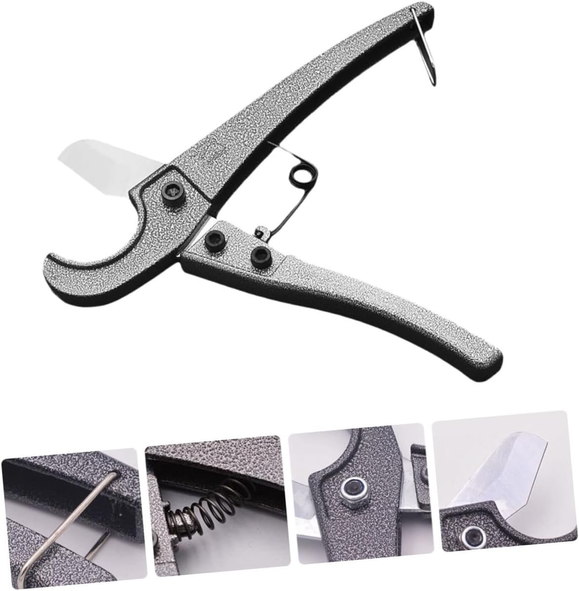 Holibanna Ratcheting Tube Cutter Fast Cutting Tool for Tubing Compact Design for Easy Portability Lock Feature for Storage
