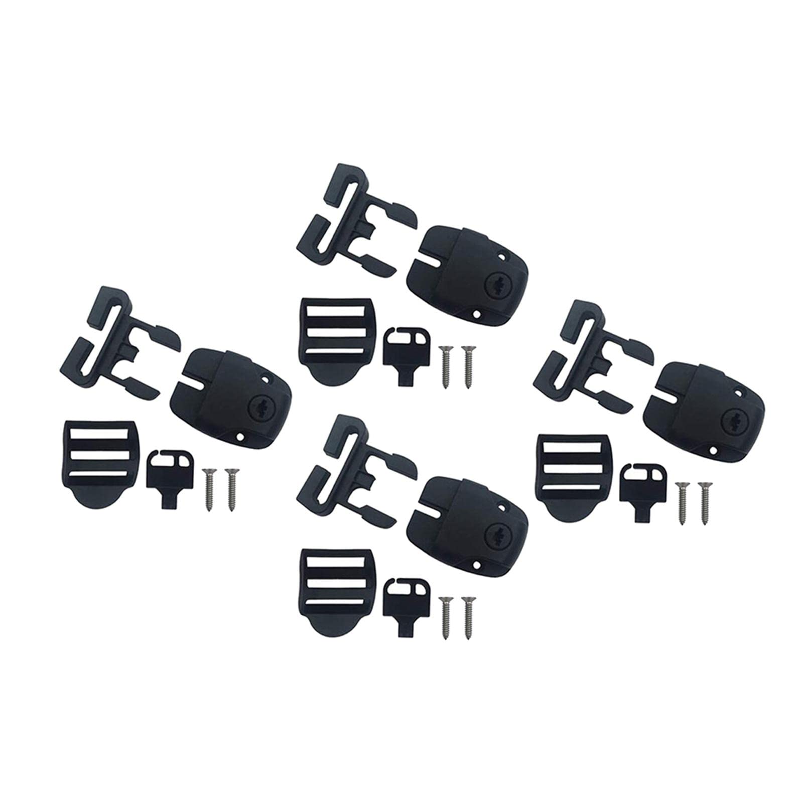 SPA Cover Clips Replacement SPA Cover Clips Slides Buckles Hardware Accessories Portable Lightweight Replace Tub latches Clips Lock, 4pcs