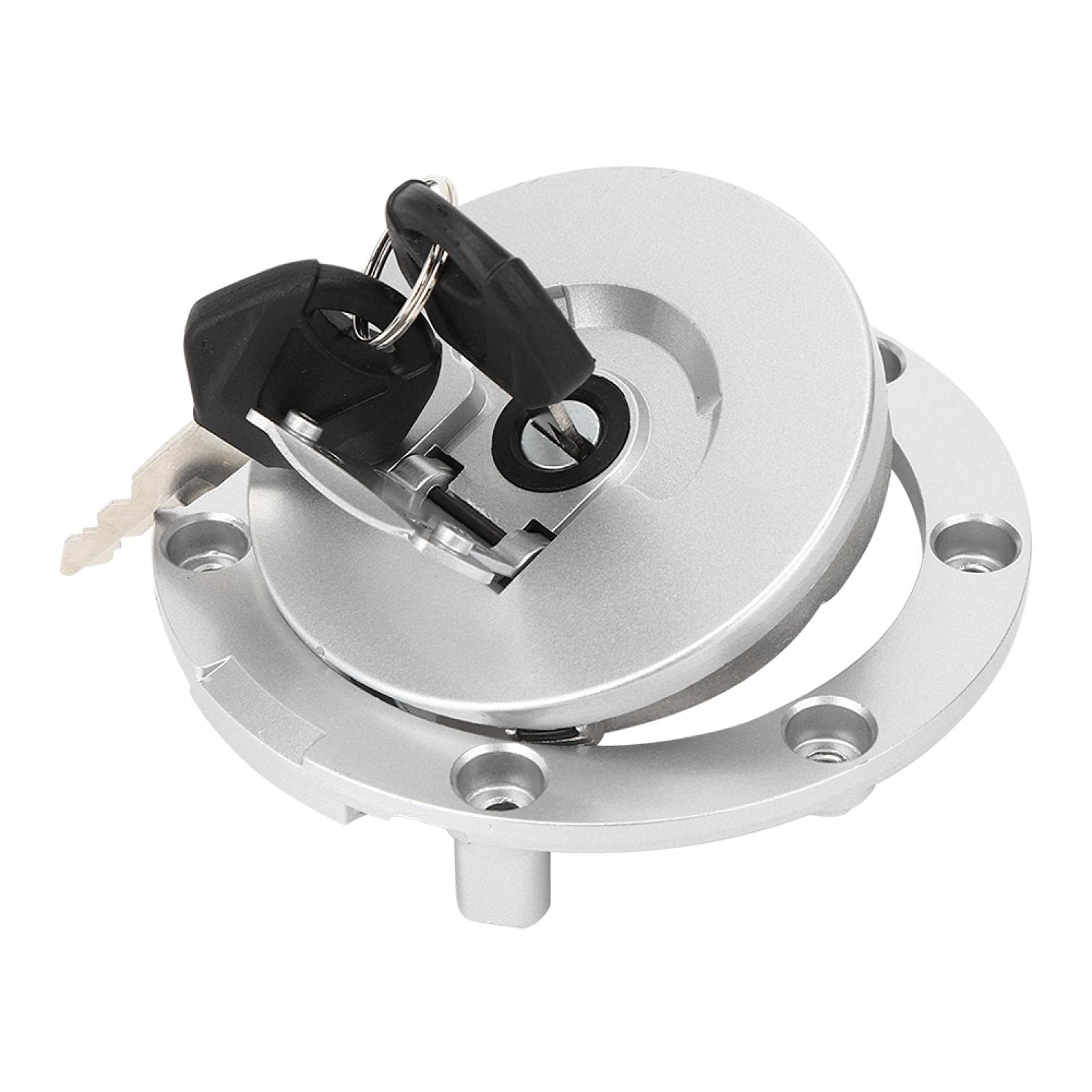 Coperchio del tappo del serbatoio del carburante in alluminio argento Tappo del serbatoio del carburante universale a benzina
