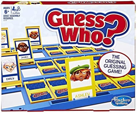 Hasbro Gaming Guess Who? Original Guessing Game For Kids Ages 6 & Up for 2 Players