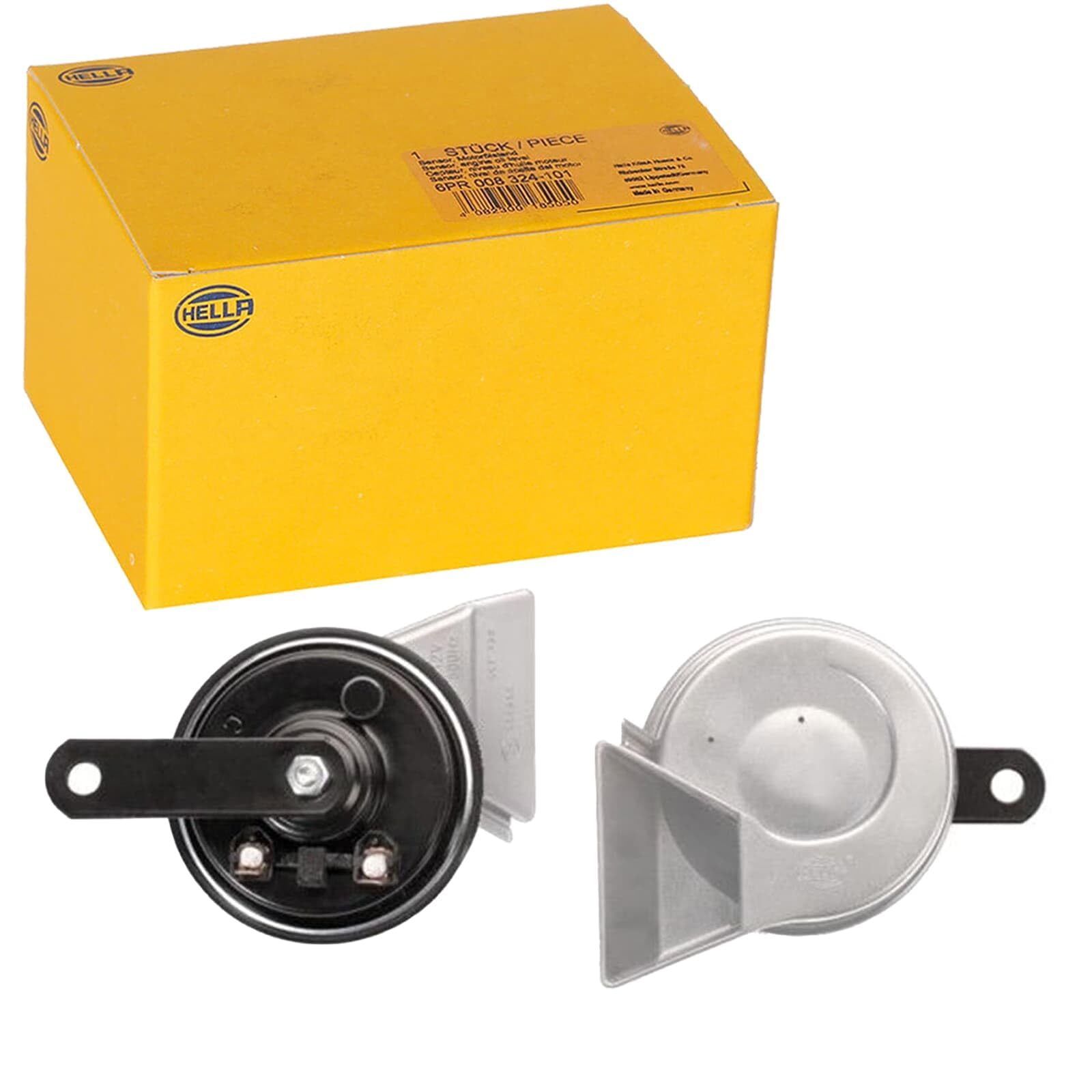 HELLA 3FH 007 728-861 Bocina - TE16 - 12V - Rango de frecuencia: 400/500Hz - Juego