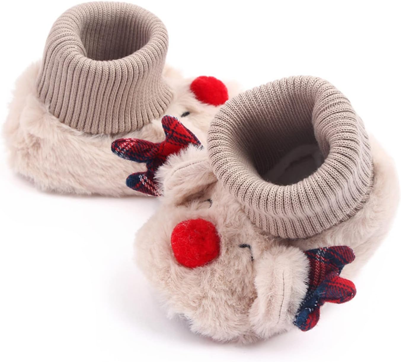 Infant Toddler Shoes Plus Velvet Floor Shoes Thick Cartoon Indoor Non Slip Christmas Toddler Shoes Toddler Boys Shoes