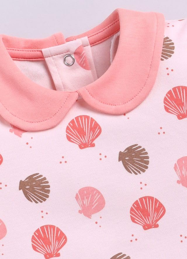 Image of BABY GO Baby Boys & Baby Girls Clothing Set | Summer Co-Ord Set for Baby | Printed 100% Cotton Half Sleeve T-Shirt & Shorts Combo | Soft Cotton Casual Wear Outfit for Infants & Toddlers Pack of 2