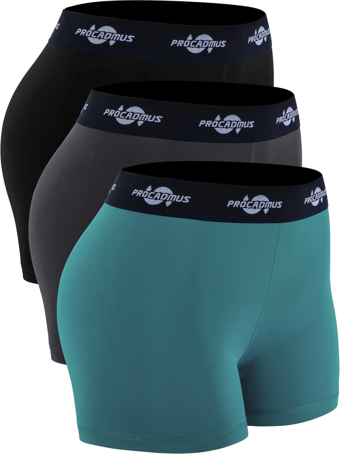 CADMUS Women's Spandex Volleyball Shorts 3" Compression Pro Shorts