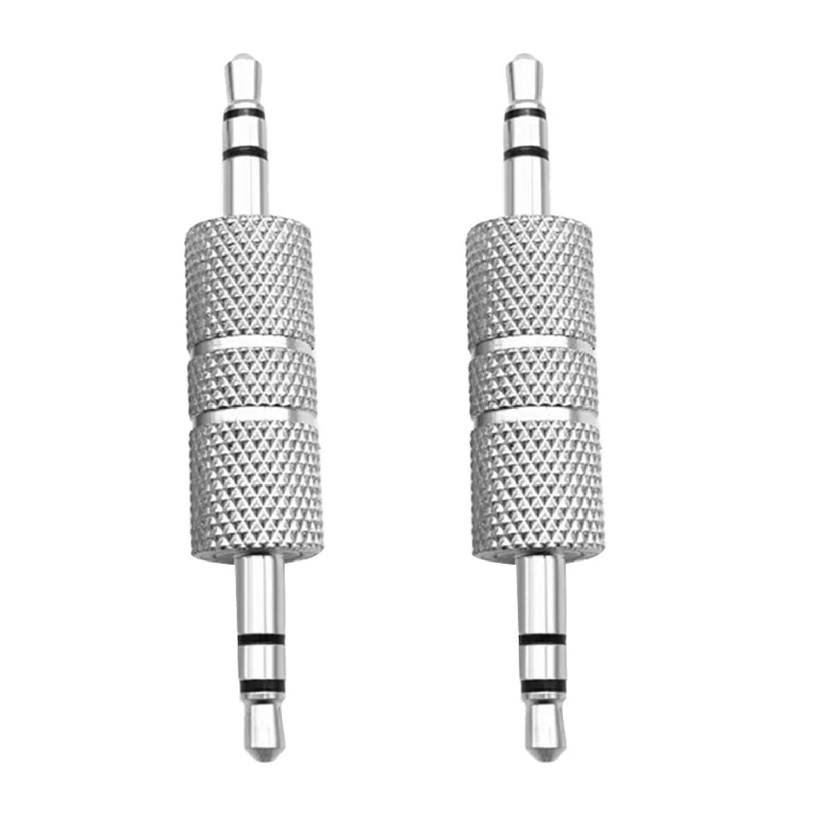 GUYTRM Adaptateur jack stéréo mâle vers jack mâle 3,5 mm for casque audio, 2 pièces lingli(100PCS)