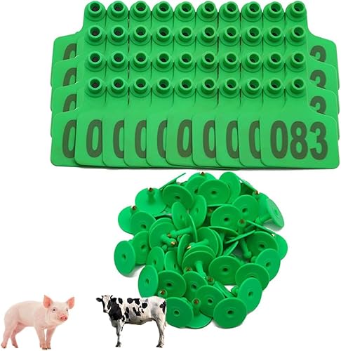 Miniatura 1 de Las etiquetas plásticas grandes, medianas y pequeñas para el oído del ganado son adecuadas para las etiquetas de oído de la identificación de los