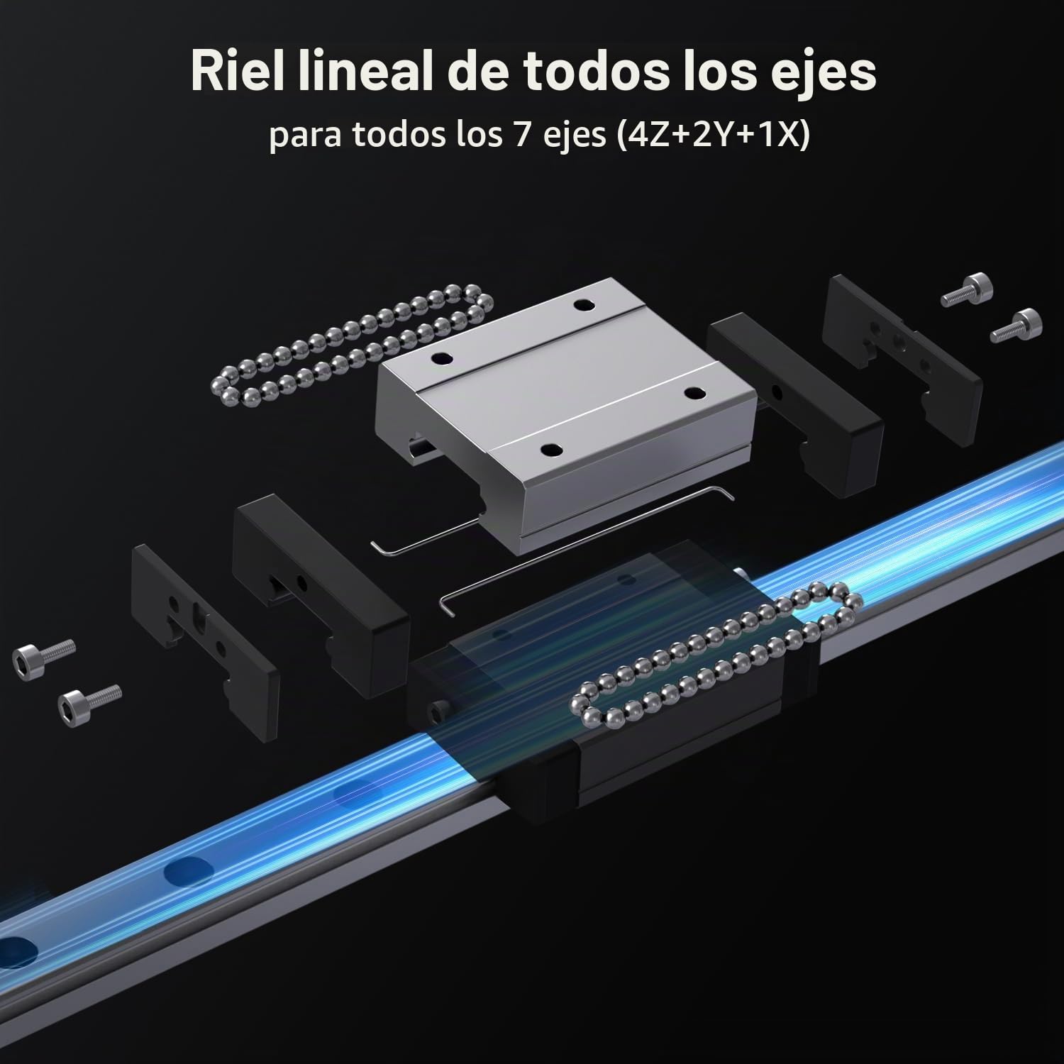 Impresora 3D Sovol SV08 Core-XY con cámara, impresión de Alta Velocidad de 700 mm/s con código Abierto Voron 2.4, 4 Motores Z Independientes, Control Remoto, tamaño de impresión 350 x 350 x 345 mm