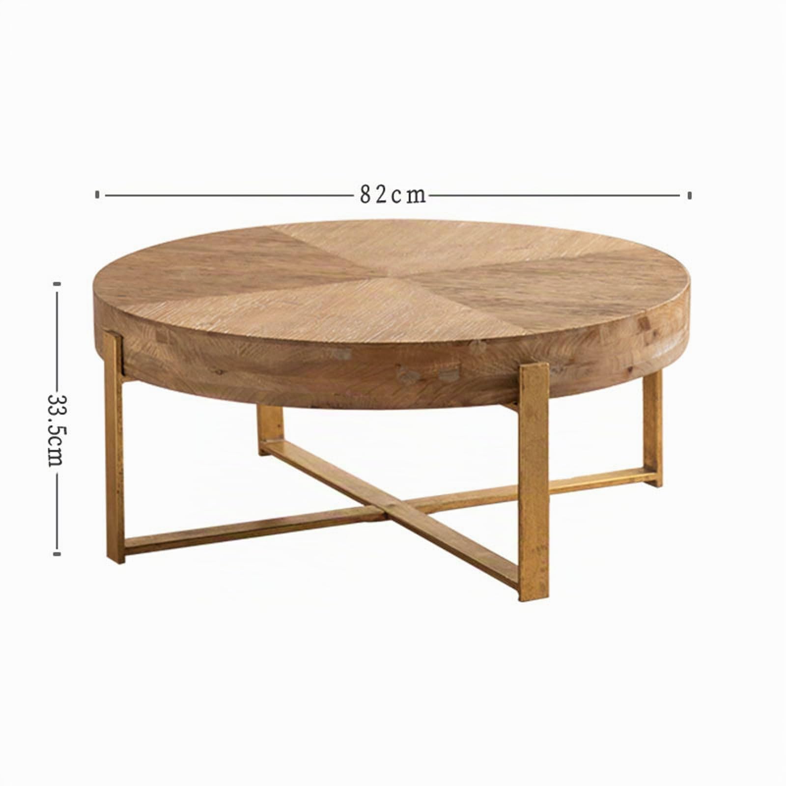 tavolino Basso Tavolo da tè in Legno Massiccio retrò mobili in Famiglia Base Solida Adatto per la Camera da Letto della Camera da Letto Studio Office Quadrato/Round tavolino da caffè