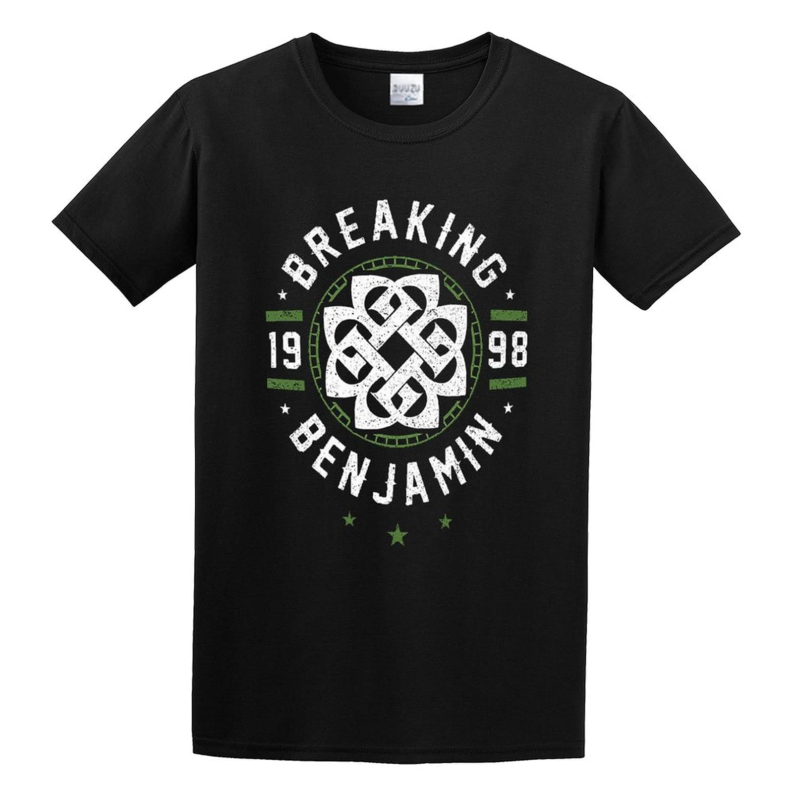 AmAirArT Breaking Benjamin 1988 Logo T-Shirt Fashion Shirt for Men Black XXL