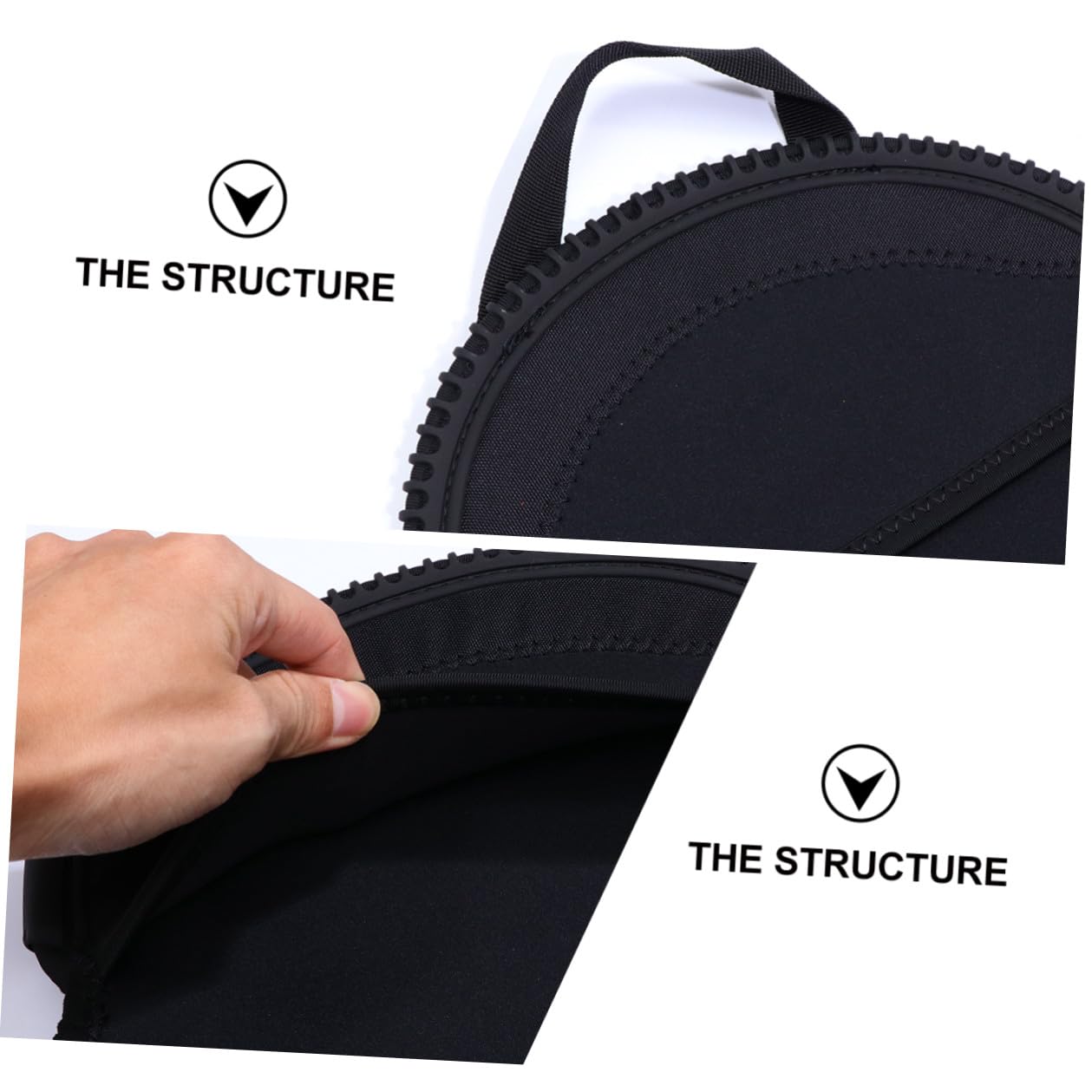 BESPORTBLE Housse de Snowboard Noire Résistante la Saleté, Rangement Pratique à Dos pour Équipement de Ski, Protection Robuste pour Transport en Voiture et Avion, Paquet de Snowboard