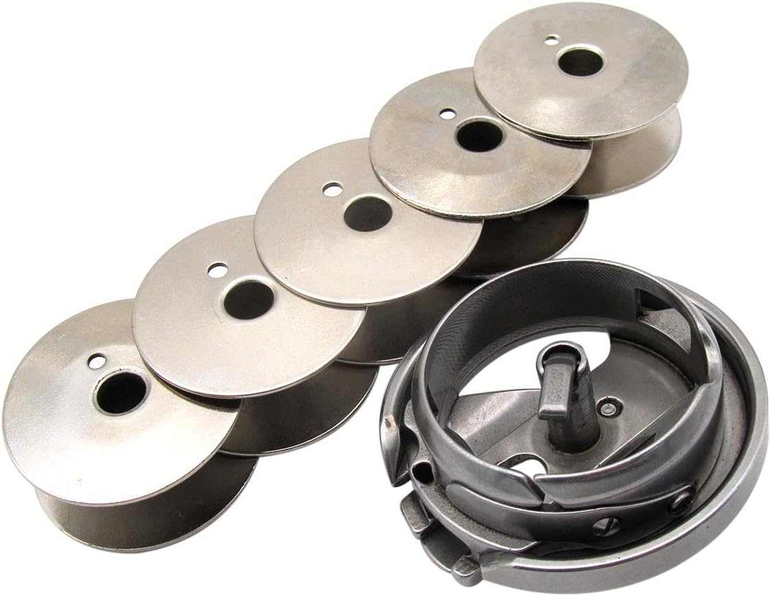 ckpsms Brand - Bobbin Case #103118 & BOBBINS #97949 5PCS Compatible with/Replacement for Singer Brand 132K DURKOPP Adler Brand 265