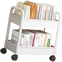 Rolling Cart with Sturdy Shelves for Kitchen Supplies Bedroom Decoration or Storage Needs Household Use Movable Storage Cart