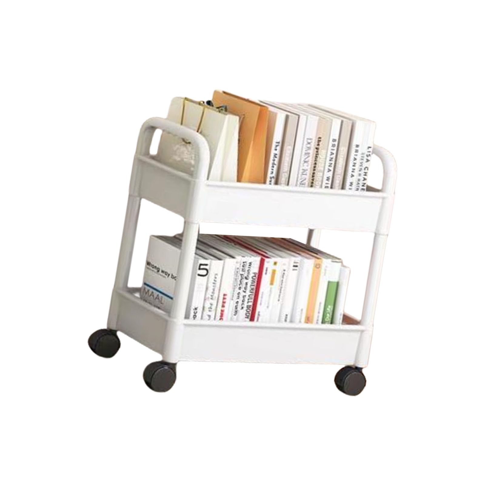 Tsophreniq Rolling Cart with Sturdy Shelves for Kitchen Supplies Bedroom Decoration or Storage Needs Household Use Versatile Use Trolley