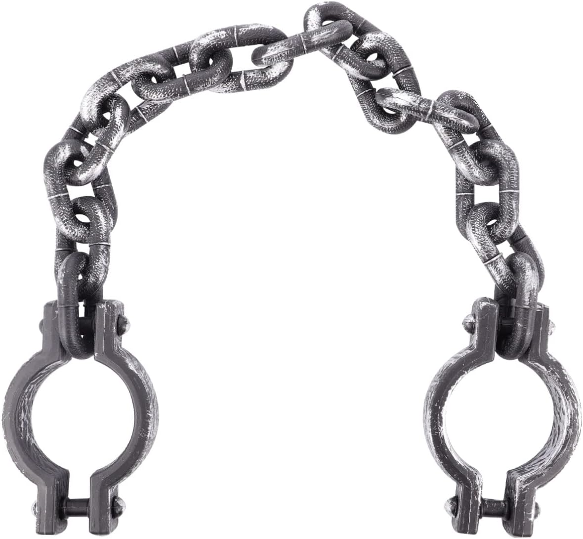 STOBOK Juguetes de Prisionero de Halloween Grilletes de Plástico para Halloween en Cadena Juguetes Disfraz Cadena de Tobillo Accesorios de Decoración