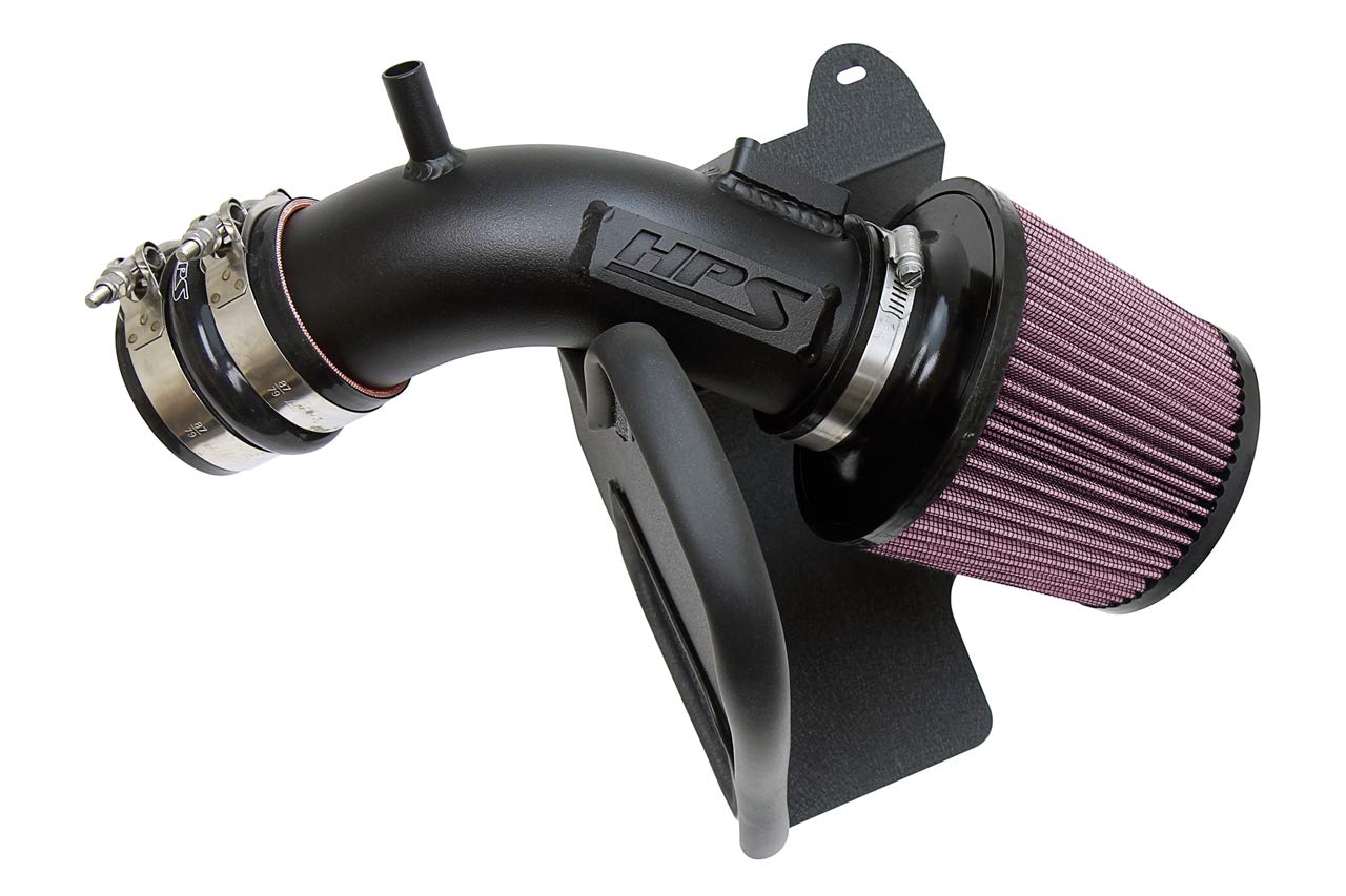 Buy HPS Black Shortram Air Intake Kit Heat Shield Cool Ram 27665WB
