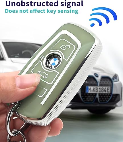 Miniatura 25 de Adecuado para llaves BMW. La funda avanzada de TPU suave es compatible con llaves X1 X3 X4 X5 X6 X7 M5 M6 1 3 4 5 6 7 GT5 GT6 llave de protección