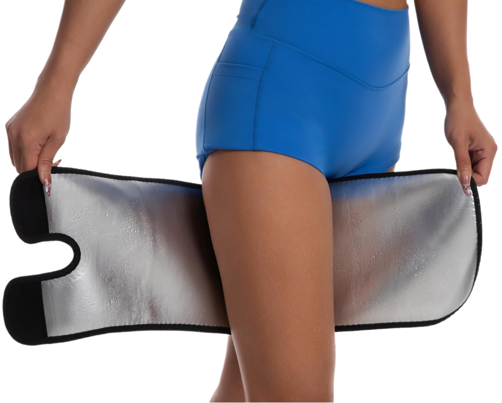 sauna leg sleeves 2-pack adjustable thigh wraps for women amp mensweat thigh trimmer slimming workout gear fat burn