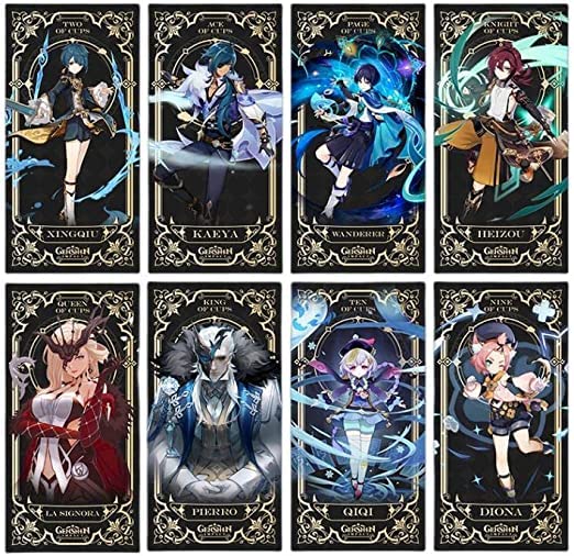 Amazon.co.jp: 原神 げんしん タロットカード 78枚 タロット牌