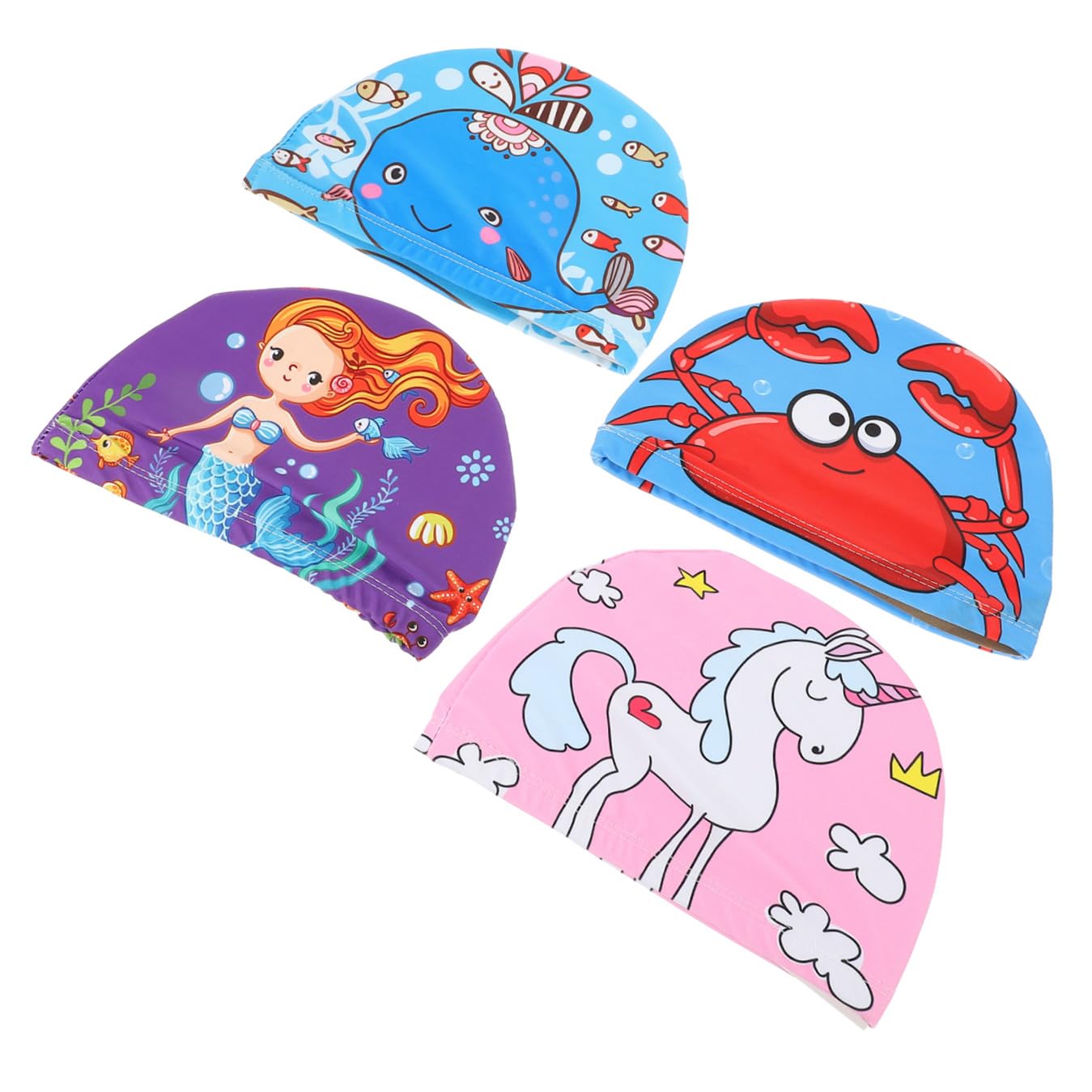 POPETPOP 20 Cuffia per e Traspirante e Confortevole con Fantasie Unicorno Granchio e Adatta Ragazzi e Ragazze Anni