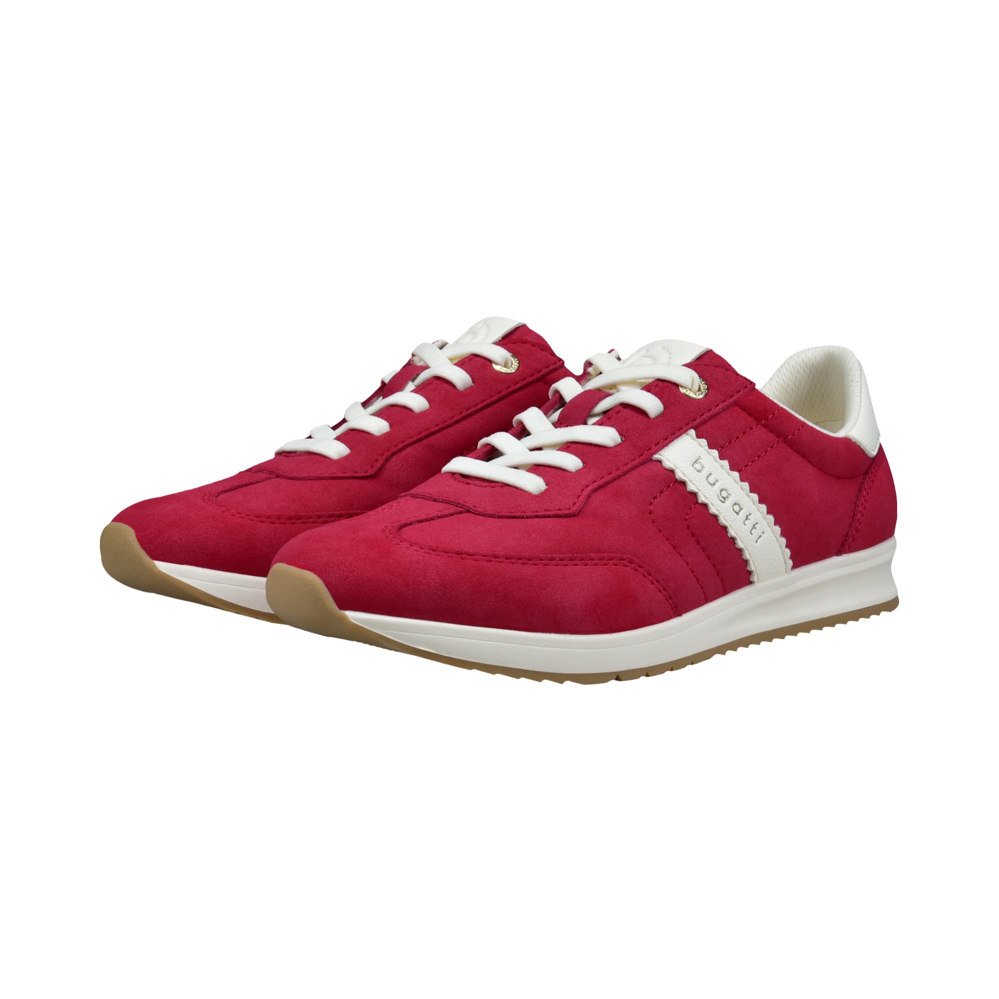 bugatti Women's Trainers 435AVB015550-3021, 40, Red/Off-White