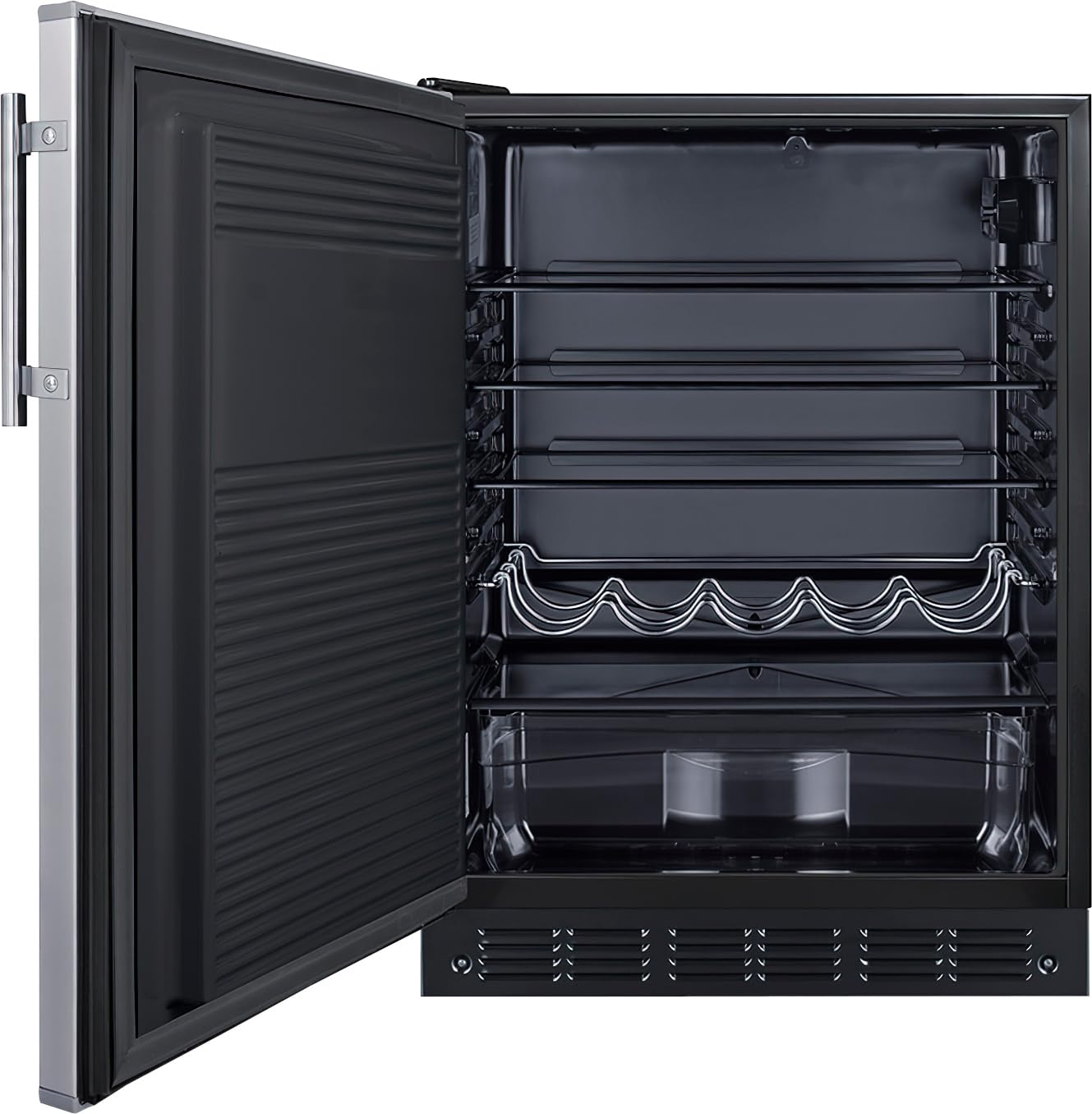 Summit 24 Inch Freestanding Refrigerator FF708BL7SSADALHD - View 4 | Fridge.com