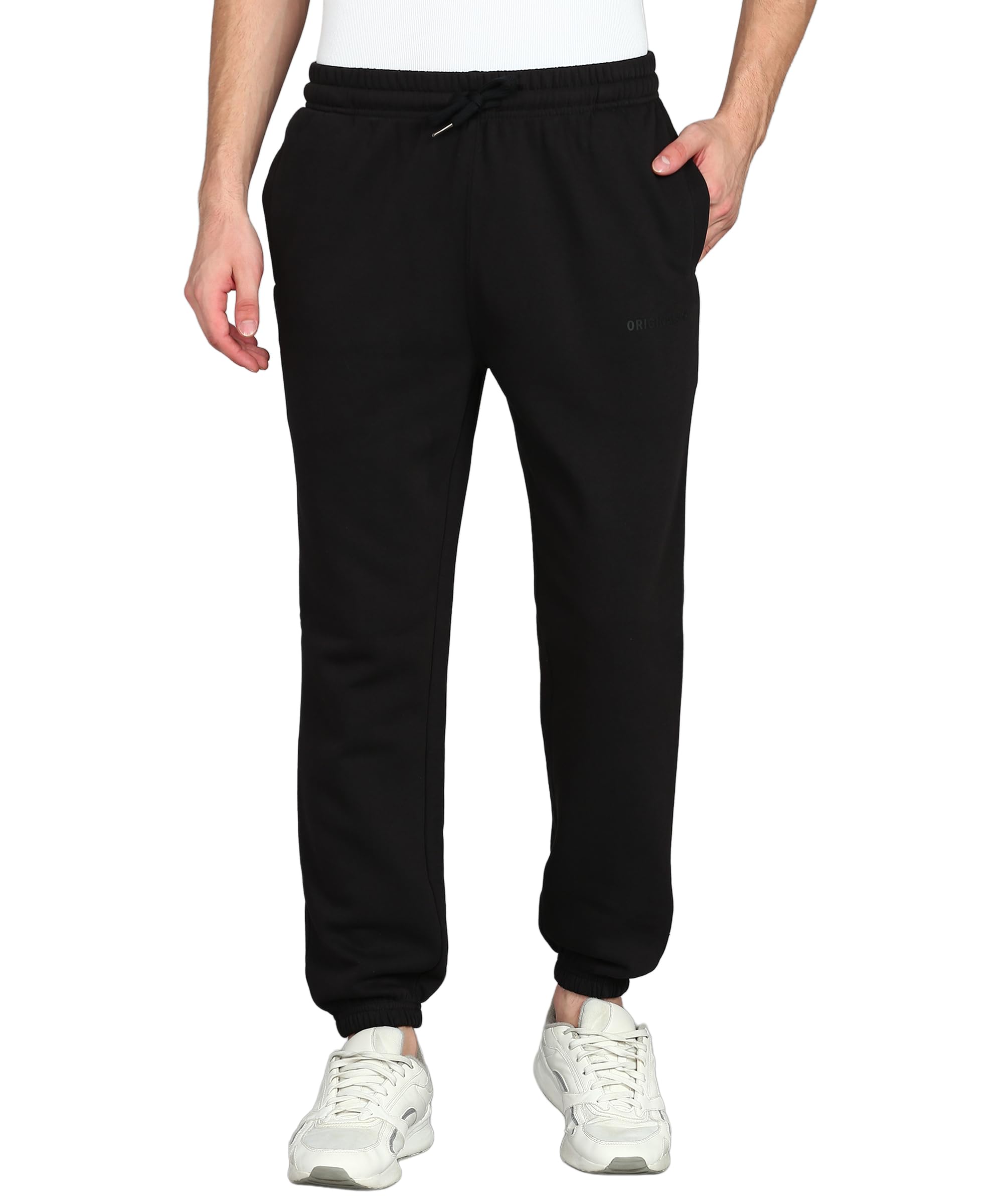 Alan Jones Clothing Men's Fleece Jogger Regular Pants For Winterwear-image-2