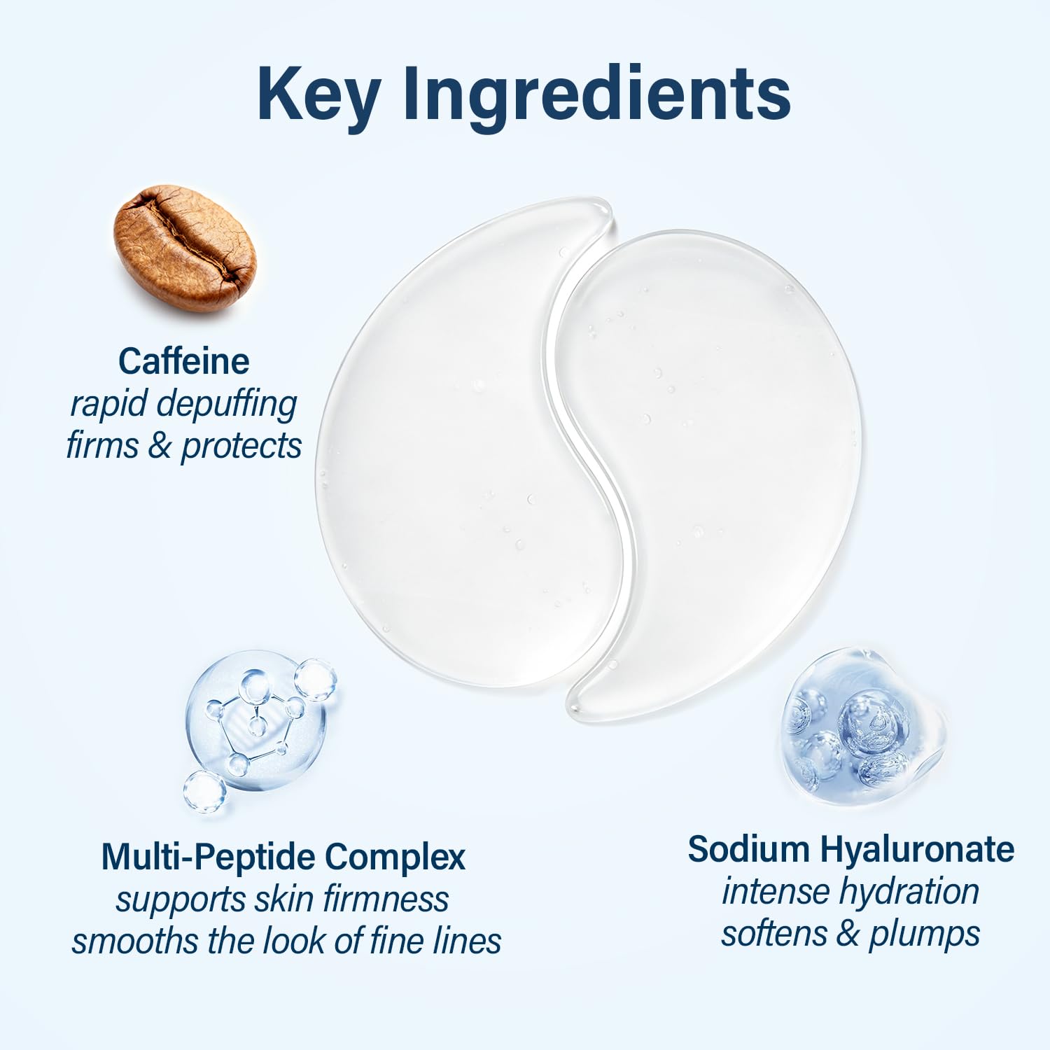 Tintark Patch Occhi Sirius’ly Bright 28 Paia – Hydrogel Eye Mask con Caffeina, Acido Ialuronico e Estratto di Muschio d’Iride, Riduce Occhiaie e Borse, Regalo Donna Cura di Sé e Relax