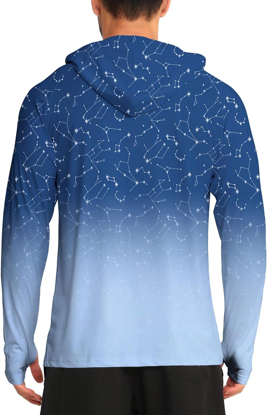 iCKER Men's Sun Protection Hoodie Shirt UPF 50+ Rash Guards Long Sleeve SPF UV Fishing Running Swimming Outdoor Shirts - Image 2