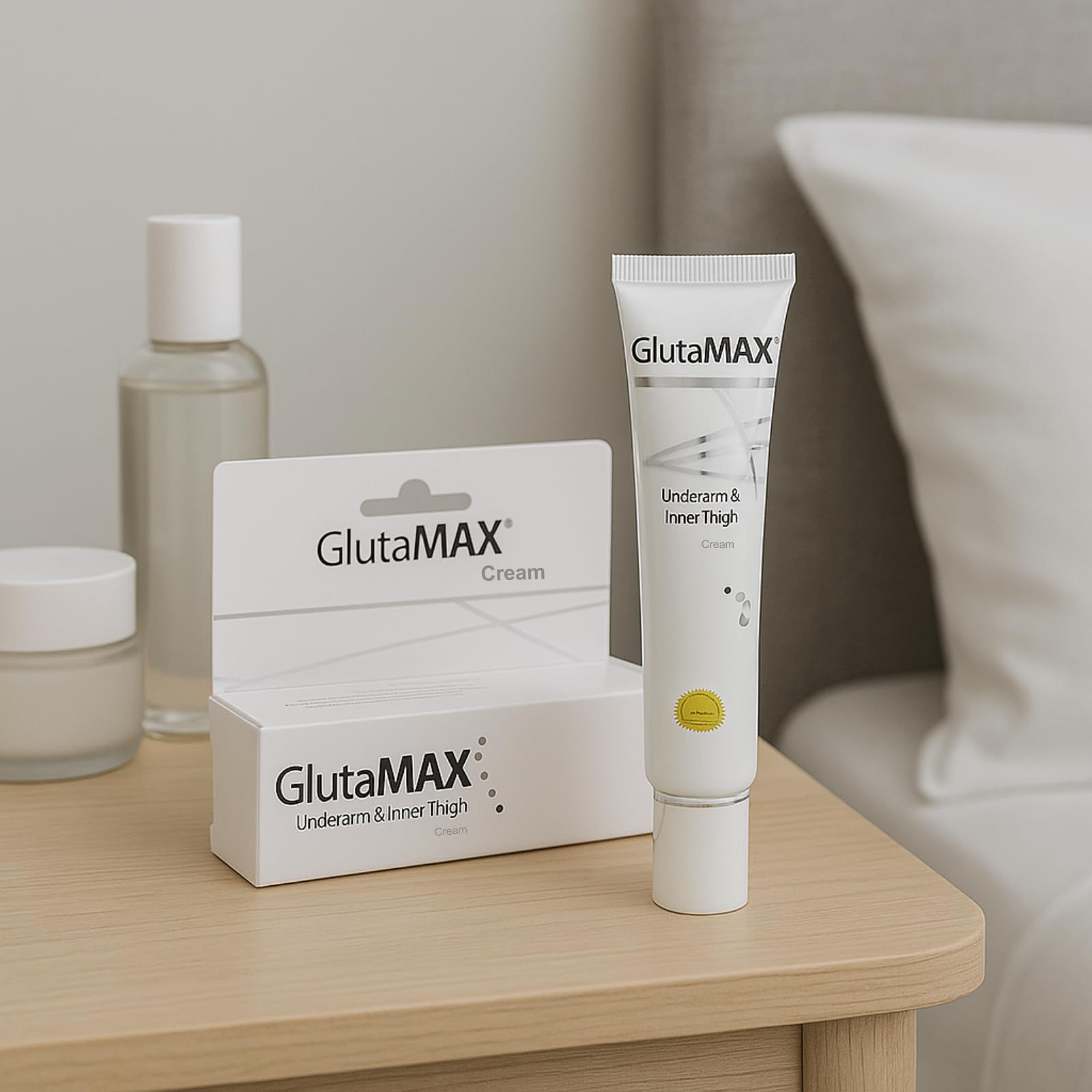 Amazon.com : GlutaMAX Underarm and Inner Thigh Cream, Smooth Texture  Hydrating Tone Enhancer with Glutathione Shea Butter Avocado Oil