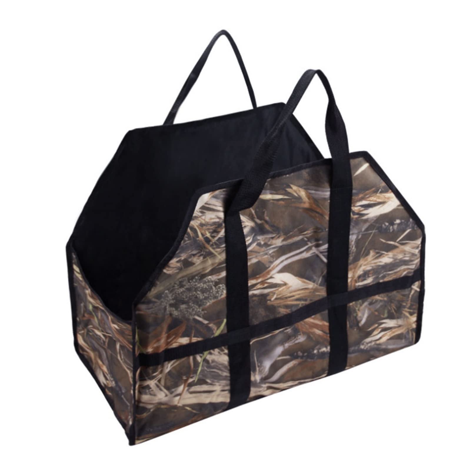 Canvas Firewood Log Carrier, Firewood Log Tote Bag Carrier With Handles For Home Camping Fireplace Accessories