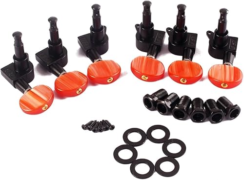 Miniatura 2 de 6 piezas de cuerdas Guitarras clásicas Guitarra Clásica Guitarra Negra Afinador Llaves de afinación Clavijas de afinación Clavijas de Guitarra