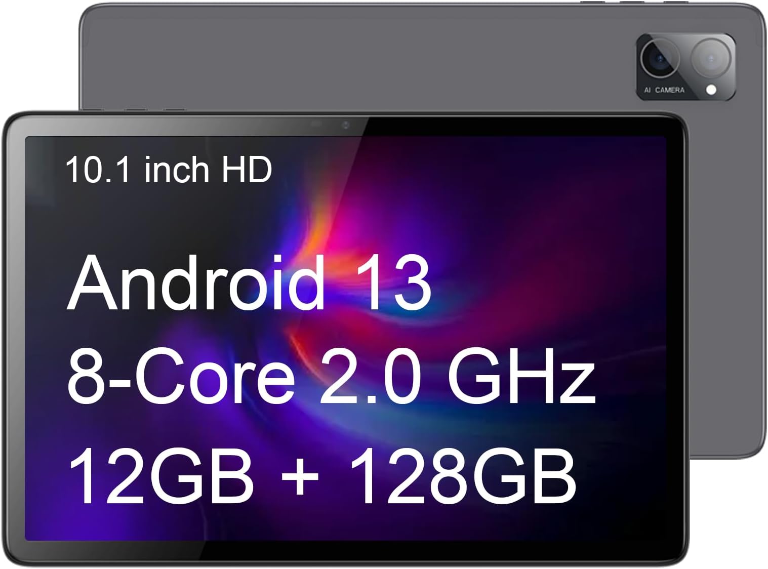 Amazon.com : N-one Android 13 Tablet, 10 Inch HD 12GB 128GB 8-Core ...