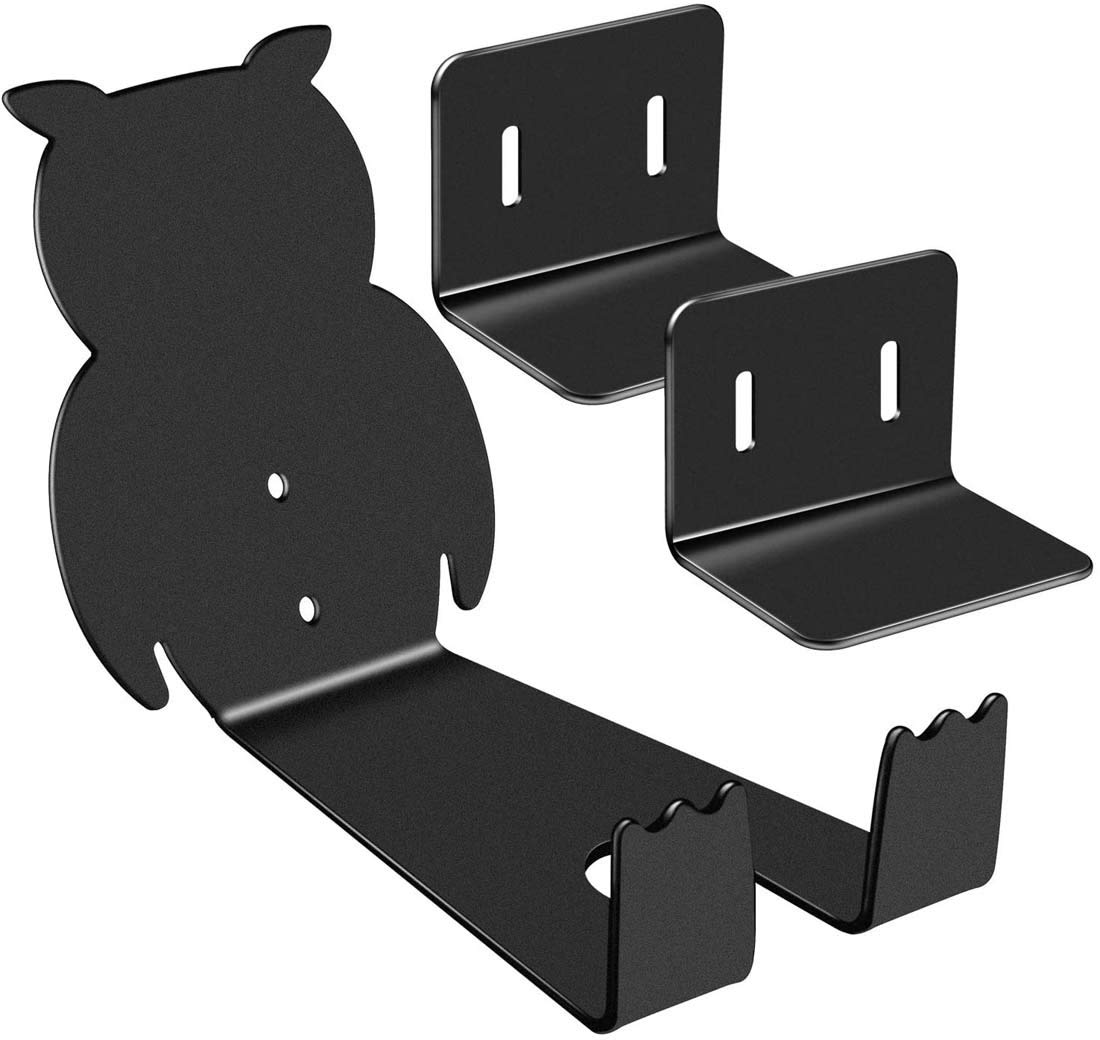 DELFINO Bicycle Wall Mount, 3 in 1 Bike Rack Wall Mounted Hanger Pedal Hook Wheel, Bicycle Rack Hanger, Aluminium Alloy Pedal Pegs and Wheel Fixation for MTB, Road Bike Wall Mount