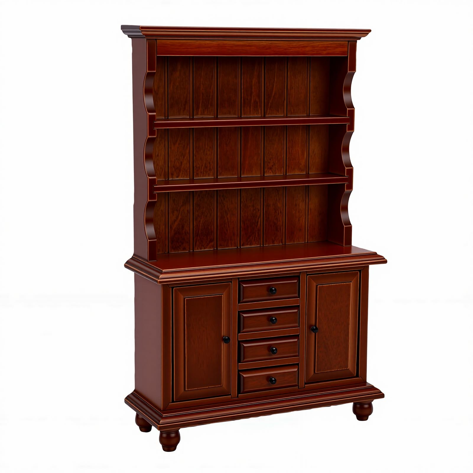 Bibliothèque miniature en bois pour maison de poupée, armoire pour décoration de chambre, échelle 1/12