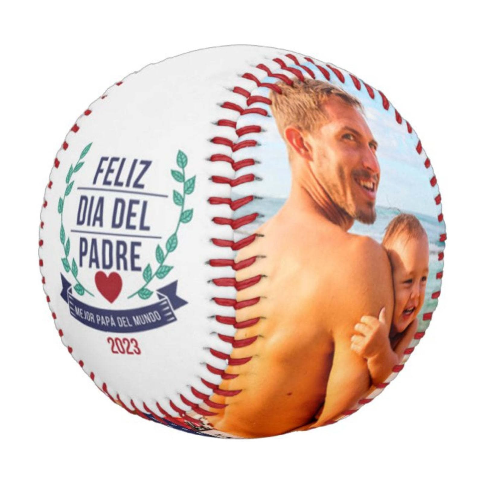 Pallina da baseball personalizzata personalizzata con foto,Regali di baseball,Foto personalizzata Baseball,per la festa del papà Anniversario Natale Memorial