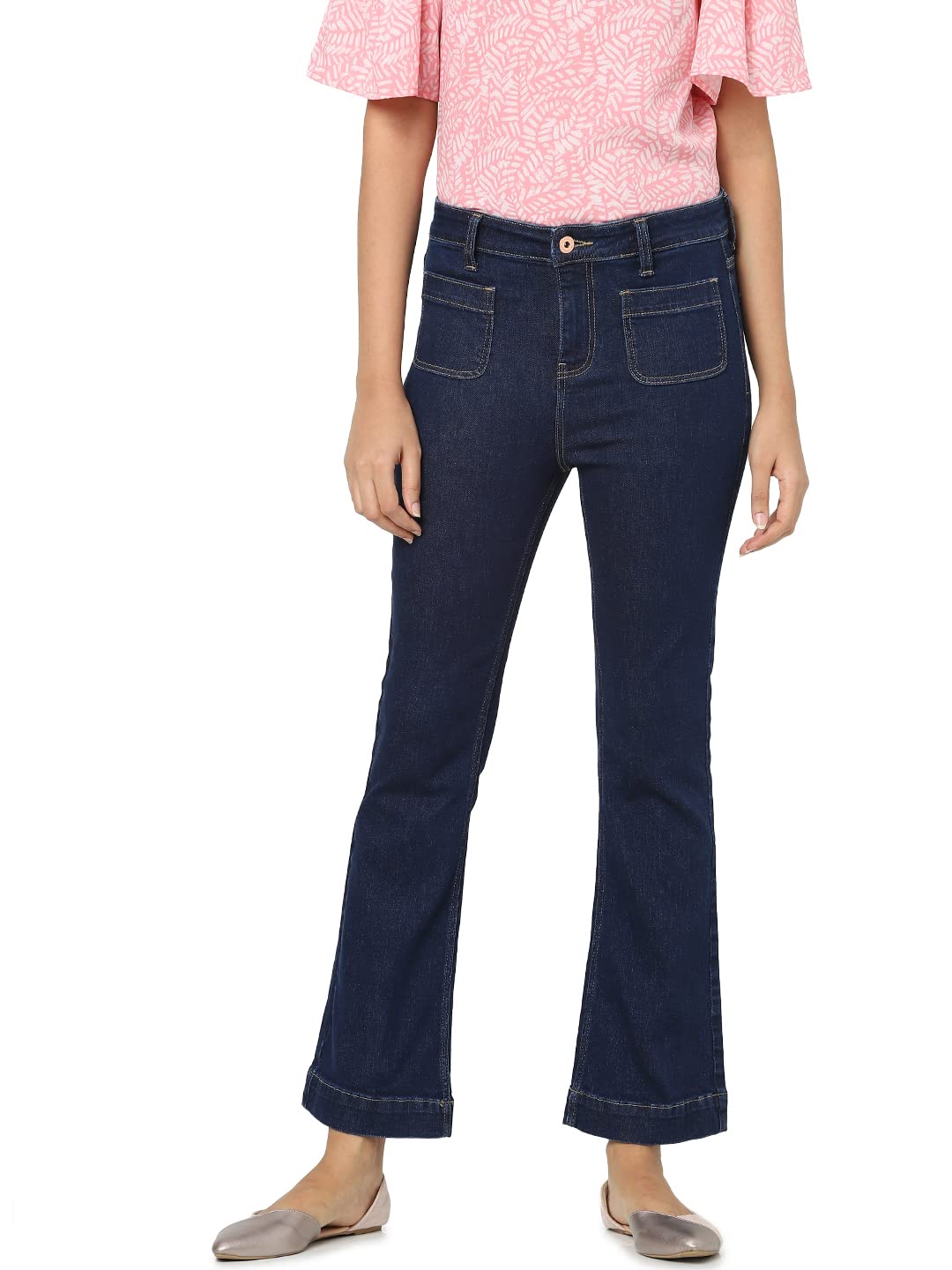 Vero Moda Women's Wide Leg Jeans in neutral